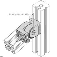 3842546564 Bosch Rexroth Universal Joint , Double, Plain, Bore 10mm, 45 x 45mm Length