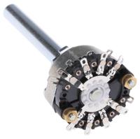 ra01d03bssms0x Lorlin, 3 Position 4PST Rotary Switch, 1 A @ 12 V, Solder