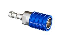 sqd-02sbbn-pbe001 Amphenol Industrial Connector, 2 Contacts, Push Pull, 1/4 in Connector, Socket, Female, SQD02 Series