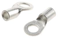 33461 TE Connectivity, SOLISTRAND Uninsulated Ring Terminal, M6 Stud Size, 6.6mm² to 10.5mm² Wire Size