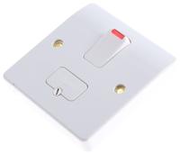 k370-whi MK Electric 13A 1 Gang Switched Fused Spur