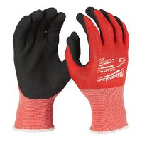 4932471344 Milwaukee Red Acrylic Glove, Size 9, Latex Coating