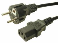 284-8180 RS PRO Straight CEE 7/7 Plug to Straight IEC C13 Plug Power Cable Assembly, 2.5m