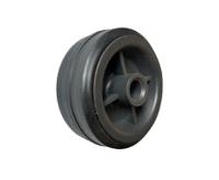 50801200 Guitel Hervieu Black Rubber Abrasion Resistant Trolley Wheel, 80kg