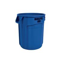 fg262000blue Rubbermaid Commercial Products Vented Brute 20gal Blue Resin Waste Bin