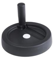 702-7847 RS PRO Black Nylon Hand Wheel, 125mm diameter