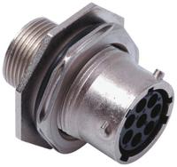 ut07104sh6 Souriau Sunbank by Eaton, UTO 4 Way Panel Mount MIL Spec Circular Connector Receptacle, Socket Contacts,Shell Size 10