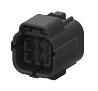 2822346-1 TE Connectivity, Econoseal J 070 Mk II+ Automotive Connector Plug Black 6 Way, Plug In Termination