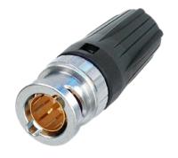rsnbnc75bws11 Neutrik BNC Series, Plug Cable Mount BNC Connector, 75Ω, Crimp Termination, Straight Body