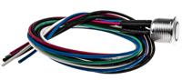 175-8462 RS PRO Illuminated Push Button Switch, Momentary, Panel Mount, 16mm Cutout, SPST, RGB LED, 36V dc, IP67