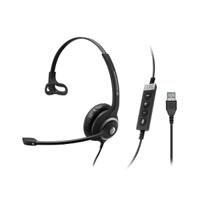 506483 Sennheiser Circle SC 200 Black Wired USB A On Ear Headset