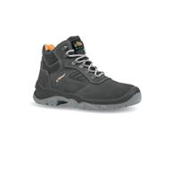 0bc10315-42 UPower REAL Unisex Grey Stainless Steel Toe Capped Safety Shoes, UK 8, EU 42