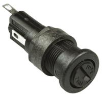 fx0454 Bulgin 10A Panel Mount Fuse Holder for 5 x 20mm Fuse, 1P, 250V ac