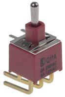 734-6952 RS PRO Toggle Switch, PCB Mount, (On)-Off-(On), DPDT, Through Hole Terminal
