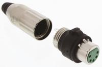 aaa5fzh Switchcraft Cable Mount XLR Connector, Female, 500 V ac, 5 Way, Gold Plating
