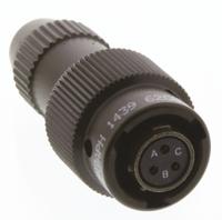 62gb-16j08-33sn Amphenol Limited, 62GB 3 Way Cable Mount MIL Spec Circular Connector Plug, Socket Contacts,Shell Size 8, Bayonet