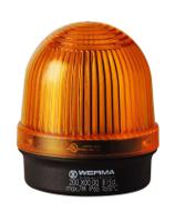20030000 Werma 200 Series Yellow Continuous lighting Beacon, 12 → 230 V, Base Mount, Filament Bulb, IP65