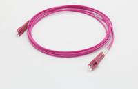 180591036 Molex Premise Networks LC to LC Simplex OM4 Multi Mode OM4 Fibre Optic Cable, 50/125μm, Light Blue, 1m