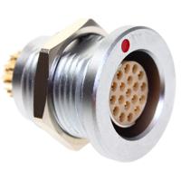ccb4s119 CAMDENBOSS Circular Connector, 19 Contacts, Panel, M12 Connector, Socket, Female, IP68, CamCirc CCB4 Series