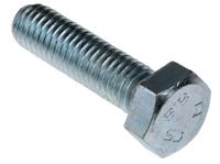 527-527 RS PRO Bright Zinc Plated Steel, Hex Bolt, M8 x 30mm