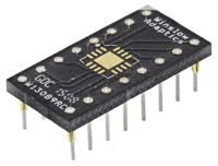 w13089rc Winslow Straight Through Hole Mount 0.65 mm, 2.54 mm Pitch IC Socket Adapter, 16 Pin Female QFN to 16 Pin Male DIP