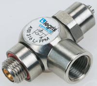 7810-13-13 Legris 7810 Series Threaded Flow Regulator, G 1/4 Male Inlet Port x G 1/4 Male Outlet Port