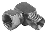 2020-14 SMC Elbow Threaded Adaptor, R 1/4 Female to R 1/4 Male, Threaded Connection Style