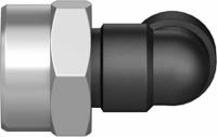 qslf-38-8-b Festo QS Series Elbow Threaded Adaptor, G 3/8 Female to Push In 8 mm, Threaded-to-Tube Connection Style, 153278