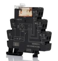 1123580000 Weidmuller TRS Series Interface Relay, DIN Rail Mount, 24 → 230V ac/dc Coil, DPDT, 2-Pole, 8A Load