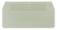 7907370000 Weidmuller Z Series End Cover for Use with Terminal ZDU 6/3AN, Terminal ZDU 6/3AN BL, Terminal ZPE 6/3AN