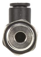 3199-06-13 Legris LF3000 Series Elbow Threaded Adaptor, G 1/4 Male to Push In 6 mm, Threaded-to-Tube Connection Style