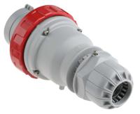 2186337 Scame IP67 Red Cable Mount 3P + N + E Industrial Power Plug, Rated At 63A, 415 V