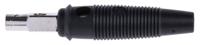 930058100 Hirschmann Test & Measurement Black Male Banana Plug, 4 mm Connector, Screw Termination, 16A, 60V dc, Nickel Plating