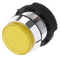skcd-16114 Signal Construct Yellow Panel Mount Indicator, 24 → 28V, 16mm Mounting Hole Size, IP67
