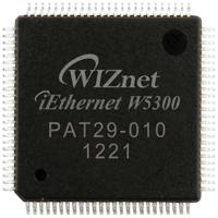w5300 WIZnet Inc W5300, Ethernet Controller, 10Mbps MDI/MDIX, MII, 3.3 V, 100-Pin LQFP