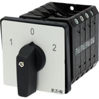 092112-t5b-4-8213e Eaton, 4P 3 Position 60° Changeover Cam Switch, 690V (Volts), 63A, Short Thumb Grip Actuator