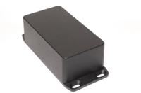 1590bsflbk Hammond 1590 Series Die Cast Aluminium Enclosure, IP54, Flanged, 113 x 113 x 42mm