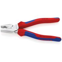 02-05-200 Knipex Combination Pliers, 200 mm Overall, Straight Tip
