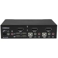 sv231dpua StarTech.com 2 Port USB DisplayPort KVM Switch, 3.5 mm Stereo 3840 x 2400 Maximum Resolution