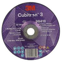 7100303980 3M 98418 Ceramic Grinding Disc, 180mm x 7mm Thick, 36+ Grade