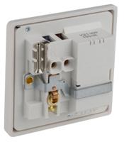k21wp-c Powerbreaker PowerBreaker H 13A, BS Fixing, Passive, Single Gang RCD Socket, Polycarbonate, Surface Mount , Switched,