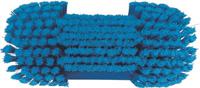 70673 Vikan Soft Bristle Blue Scrubbing Brush, 44mm bristle length, Polyester, Polypropylene, Stainless Steel bristle material