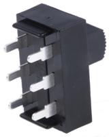 s202031ms02q C & K PCB Slide Switch DPDT 6 A @ 250 V ac Slide