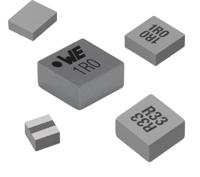 744383770033ht Wurth Elektronik, 744383, 6030HT Yes Surface Mount Inductor with a Magnetic Iron Alloy Core, 330 nH Shielded ±30 % 14.4