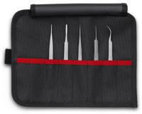 92-00-02 Knipex 120 mm, Stainless Steel, Tweezer Set