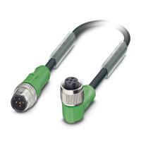 1681648 Phoenix Contact Male 5 way M12 to Female 5 way M12 Sensor Actuator Cable, 1.5 m