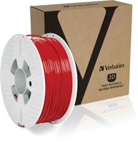 55330 Verbatim 2.85mm Red PLA 3D Printer Filament, 1kg