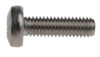 190-614 RS PRO Pozi M6 Pan A4 316 Stainless Steel Machine Screws DIN 7985 x 20.0mm