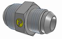 12-10hmtxs Parker Hydraulic Union Straight Threaded Adaptor UNF 1 1/16-12 Male to UNF 7/8-14 Male, 12-10HMTXS
