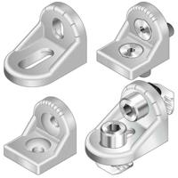 3842532274 Bosch Rexroth M8 Angle Bracket, Connecting Component, Strut Profile 40 mm, 45 mm, 50 mm, 60 mm, Groove Size 10mm